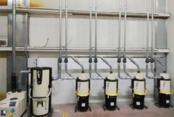 Impianti industriali aspirazione centralizzata Sistem Air Pro